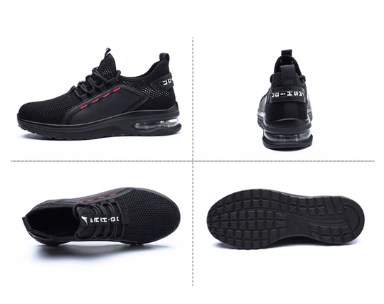 Mænds Sikkerhedssko med Ståltå og Skridsikker Ydersål 6