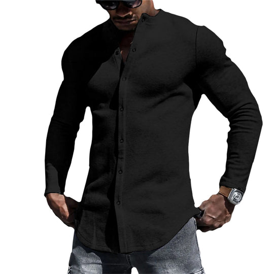 Mænds Skjorte Afslappet Stil 4