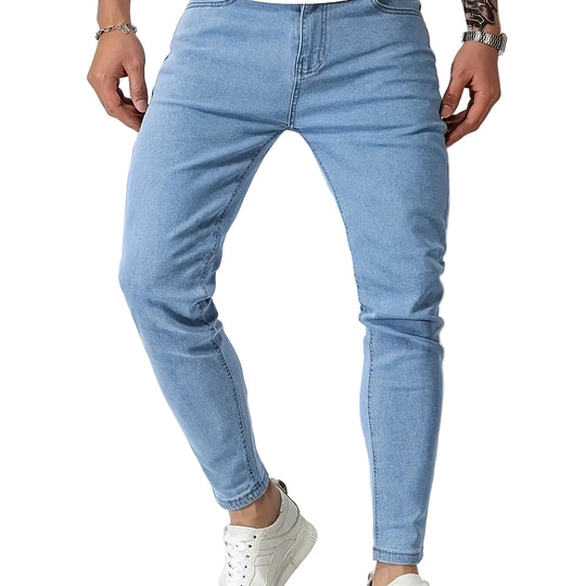 Mænds Slanke Fit Jeans Casual 0