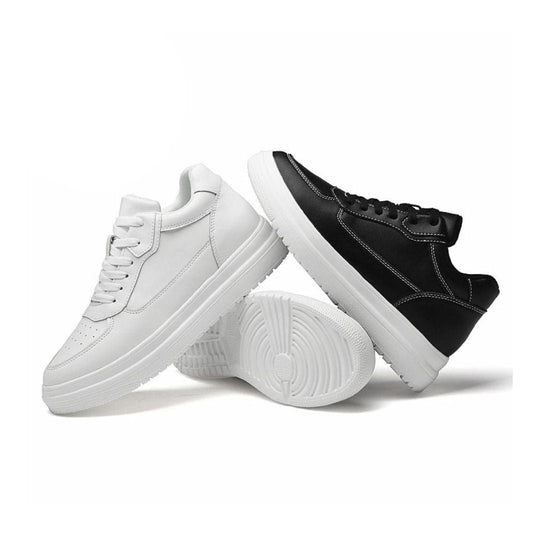 Mænds Sneakers Minimalistisk Design PU Læder 4