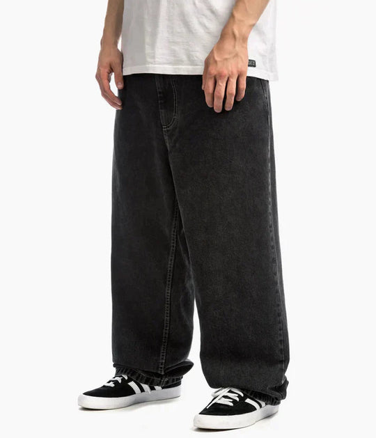 Mænds Streetwear Jeans med Løs Pasform 0