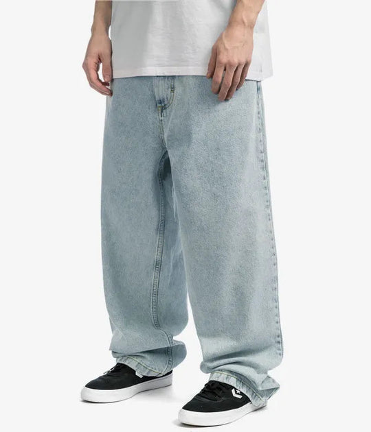 Mænds Streetwear Jeans med Løs Pasform 2