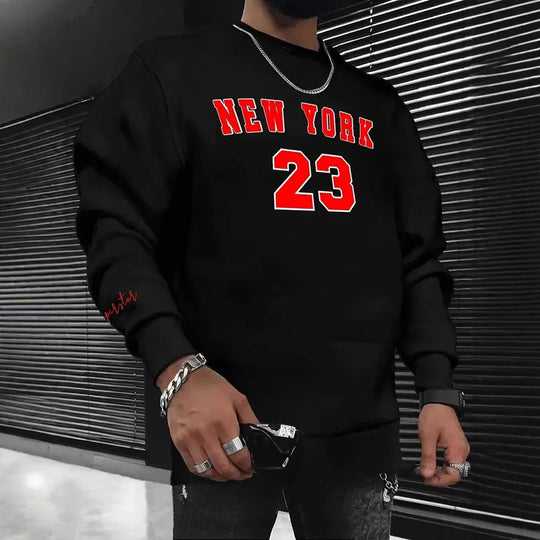 Mænds Sweatshirt med Print Casual Stil 1