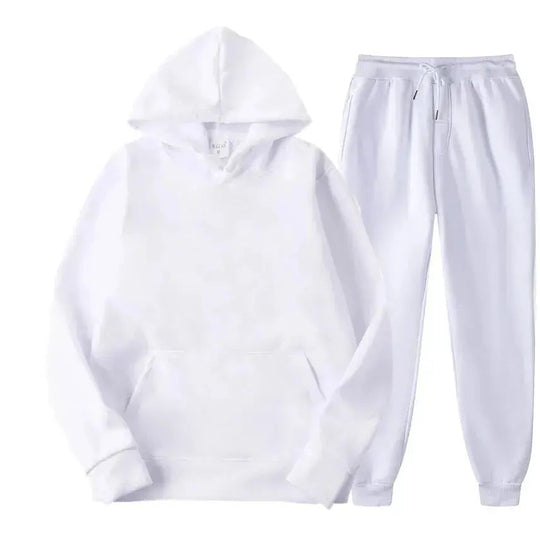 Mænds To-delt Sportset Casual Stil 6