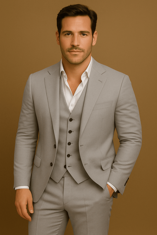 Mænds Tredelt Hørsæt til Bryllupper 12