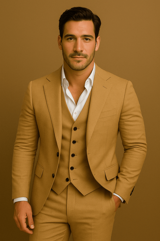 Mænds Tredelt Hørsæt til Bryllupper 2