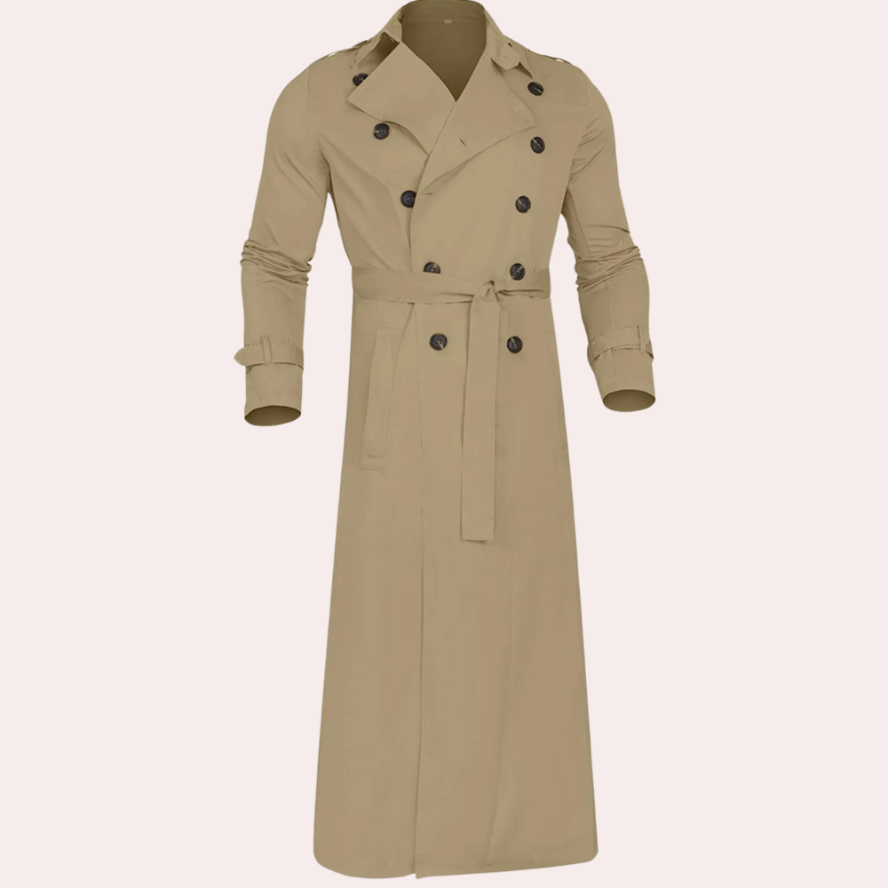 Mænds Trenchcoat Afslappet Stil 3