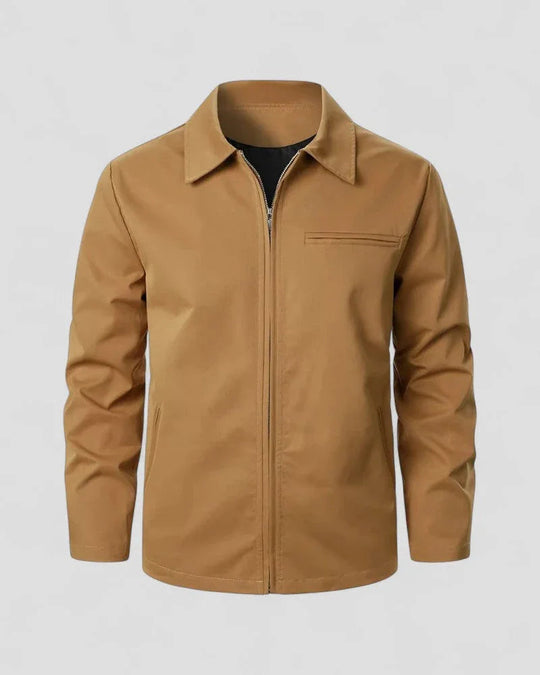 Mænds Vindtæt Jakke med Lynlås i Street Style 2