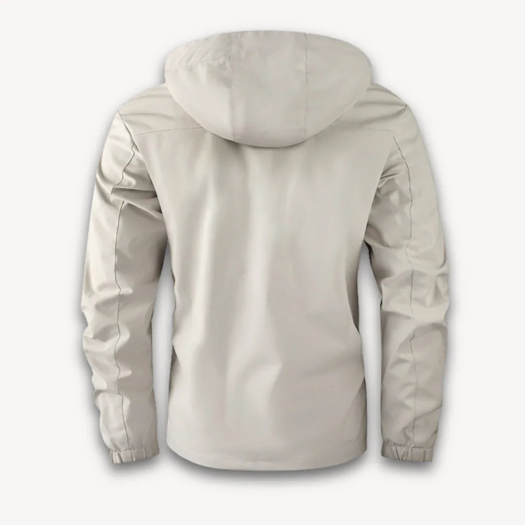 Mænds Vinterjakke med Hætte og Vandafvisende Design 1