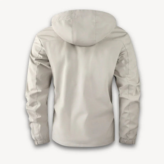 Mænds Vinterjakke med Hætte og Vandafvisende Design 1