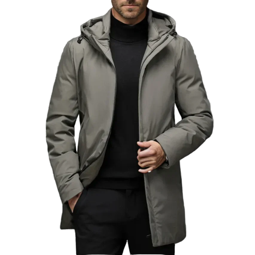 Mænds Vinterparka Vindtæt Design 0