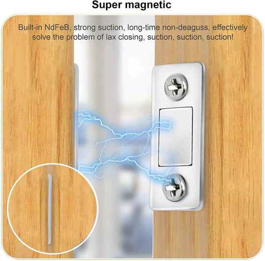Magnetisk Dørgreb Indendørs Ultratyndt Design til Sikker Lukning 2