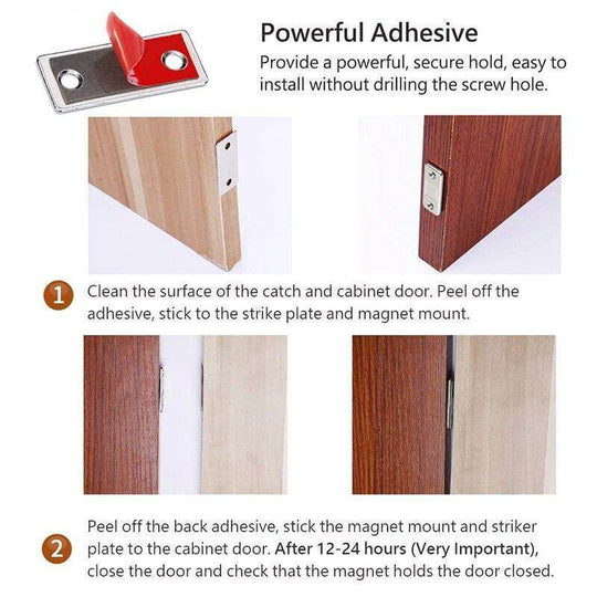 Magnetisk Dørgreb Indendørs Ultratyndt Design til Sikker Lukning 3