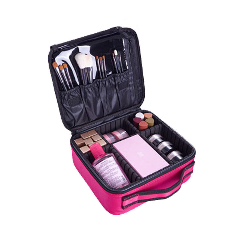 Makeup Opbevaringsboks med Justerbare Rum 0