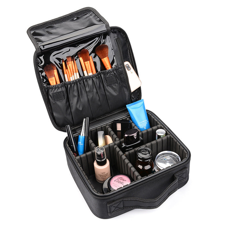 Makeup Opbevaringsboks med Justerbare Rum 10