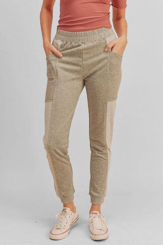 Mand Joggingbukser Tapered med Patch-lommer i Bomuld og Polyester 1