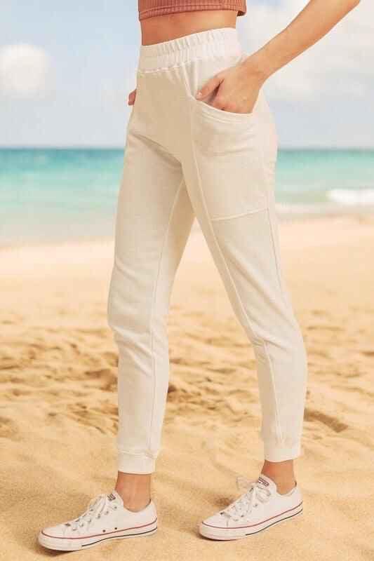 Mand Joggingbukser Tapered med Patch-lommer i Bomuld og Polyester 4