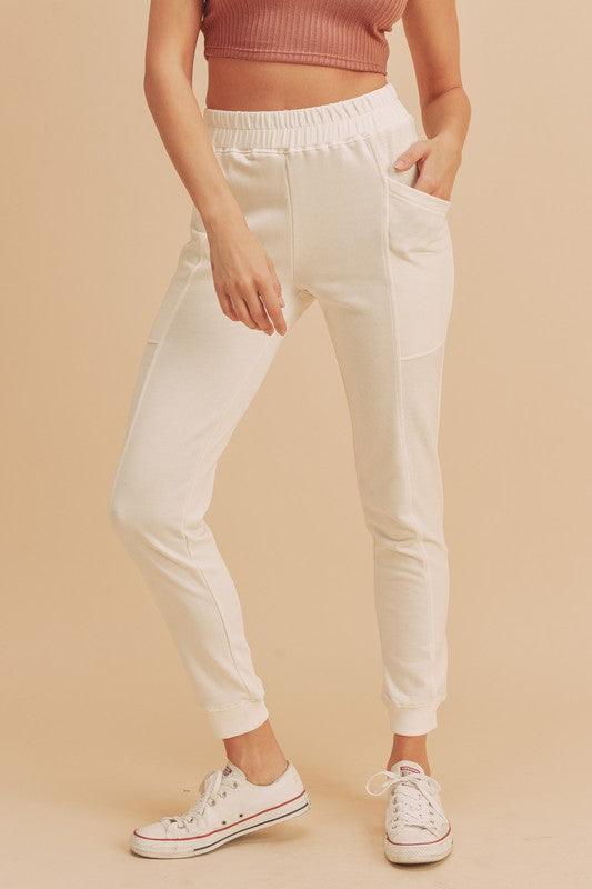 Mand Joggingbukser Tapered med Patch-lommer i Bomuld og Polyester 7