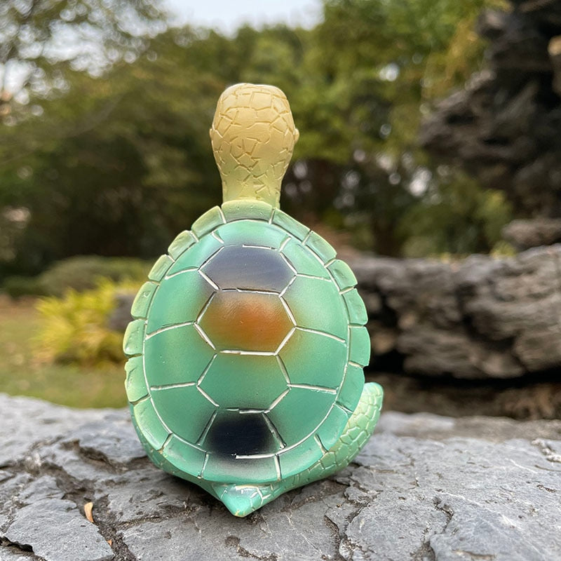 Meditativ Havskildpadde Statue til Indretning 1