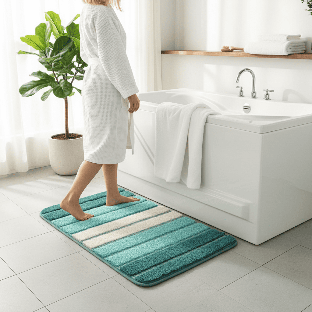 Mikrofiber Bademåtte Hurtigtørrende 1