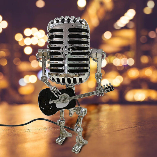 Mikrofonrobotbordslampe Justerbar LED-belysning 1