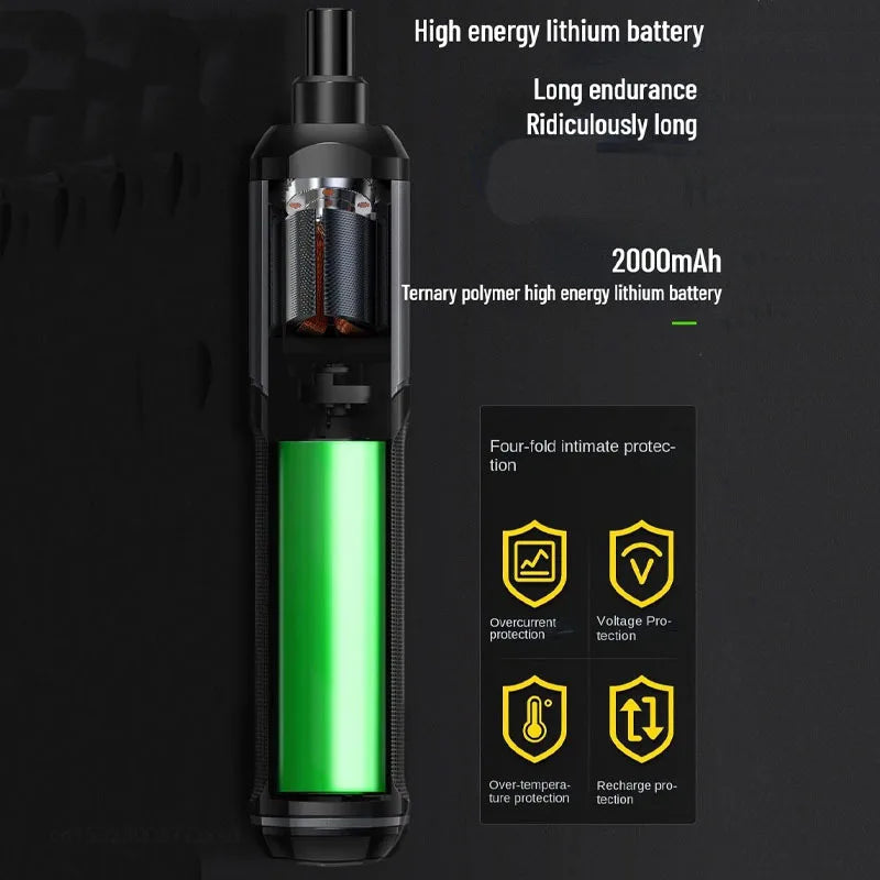 Mini Elektrisk Skruetrækker Boresæt Kompakt Design til Hjemmeprojekter 1