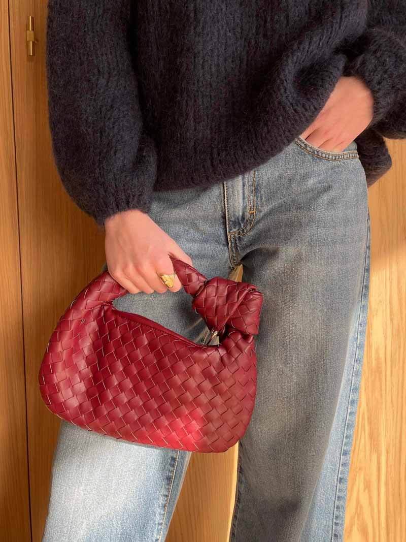 Mini Håndtaske Vævet Stil 4