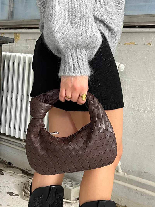 Mini Håndtaske Vævet Stil 6