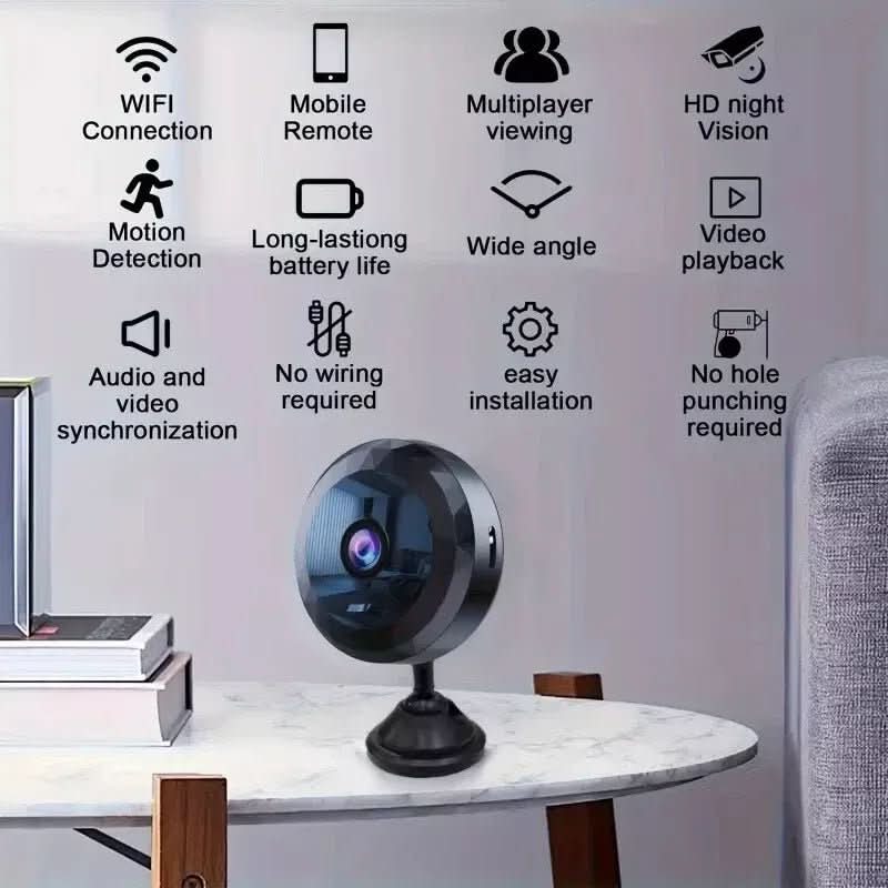 Mini Kamera WiFi til Diskret Overvågning med 1080P HD Opløsning 4