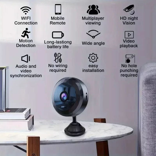 Mini Kamera WiFi til Diskret Overvågning med 1080P HD Opløsning 4