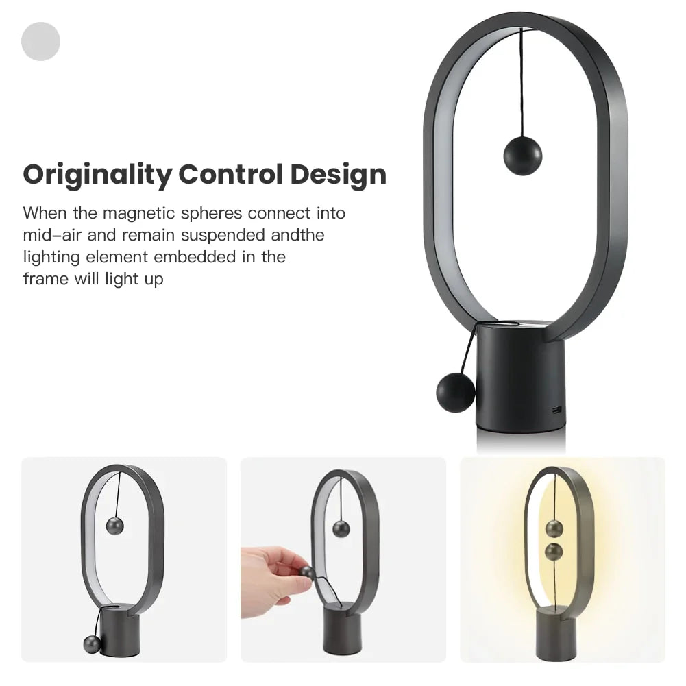 Mini Natlampe med Magnetisk Kontrol 8