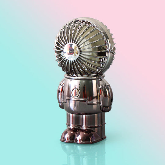 Mini Skrivebordsventilator Retro Design Kompakt 0