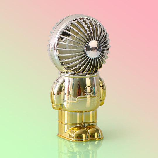 Mini Skrivebordsventilator Retro Design Kompakt 4