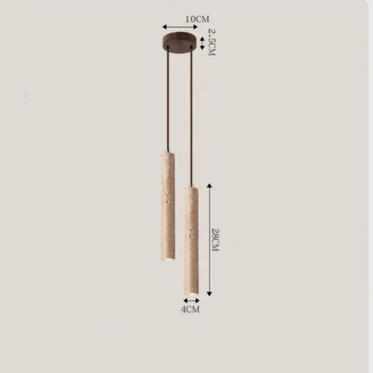 Minimalistisk LED-lysekrone i Wabi-Sabi Stil 6