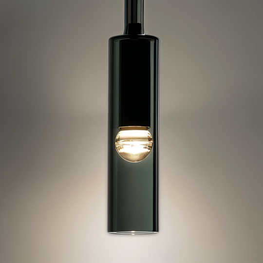Minimalistisk Væglampe med Røget Glas 5