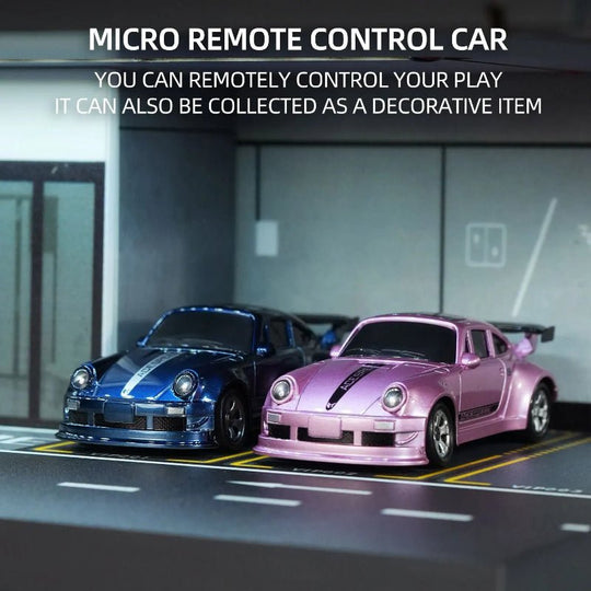 Miniracerbil 1:64 med 2,4 GHz fjernbetjening 6