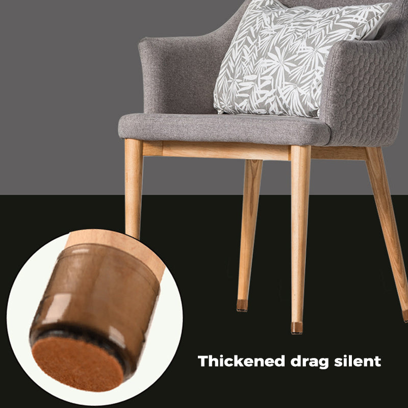 Møbelbeskyttere til Gulv - 4 Stk. Gennemsigtig Design til Stoleben 1