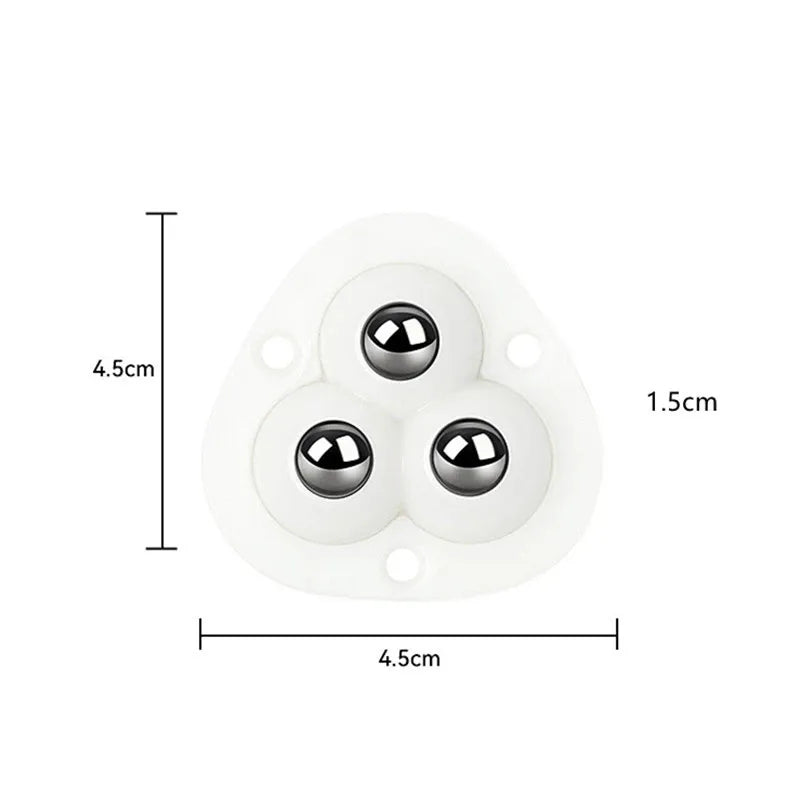 Møbelflytterhjul Selvklæbende 360° Rotation 3