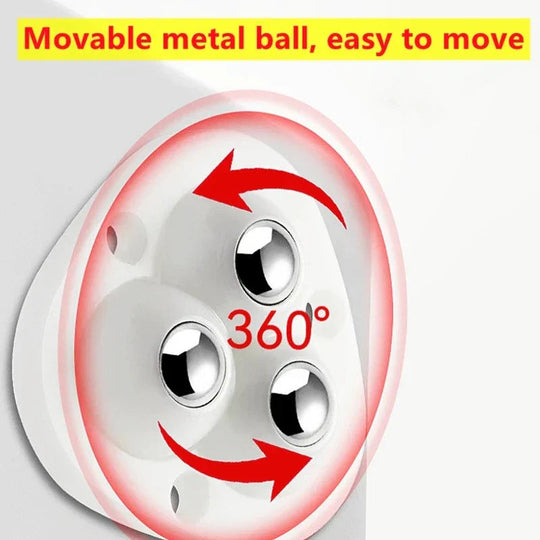 Møbelflytterhjul Selvklæbende 360° Rotation 5