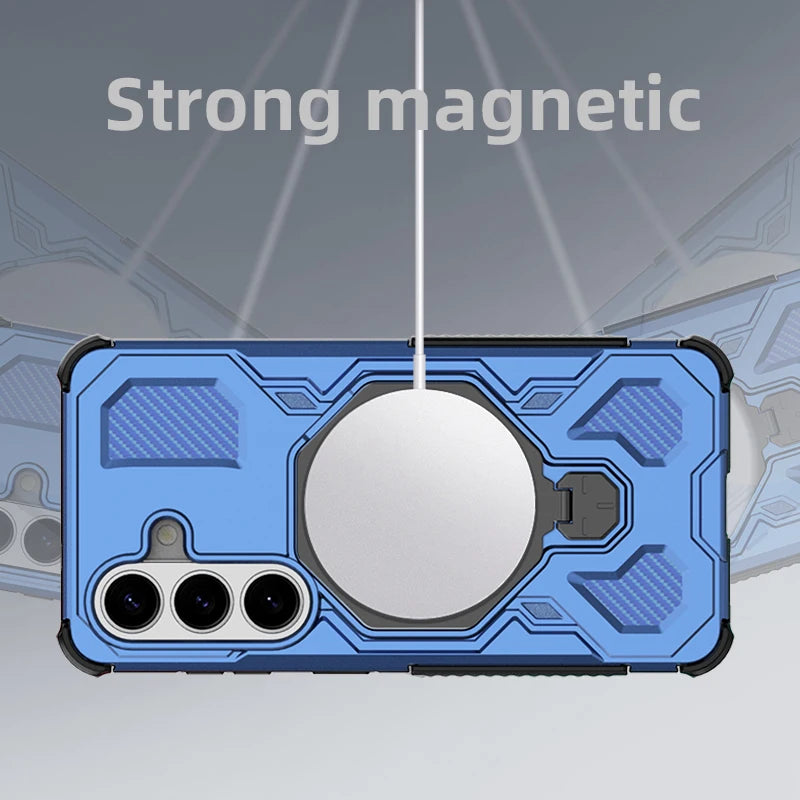 Mobilcover til Samsung Galaxy med Ring Holder - Robust Beskyttelse og Praktisk Design 5