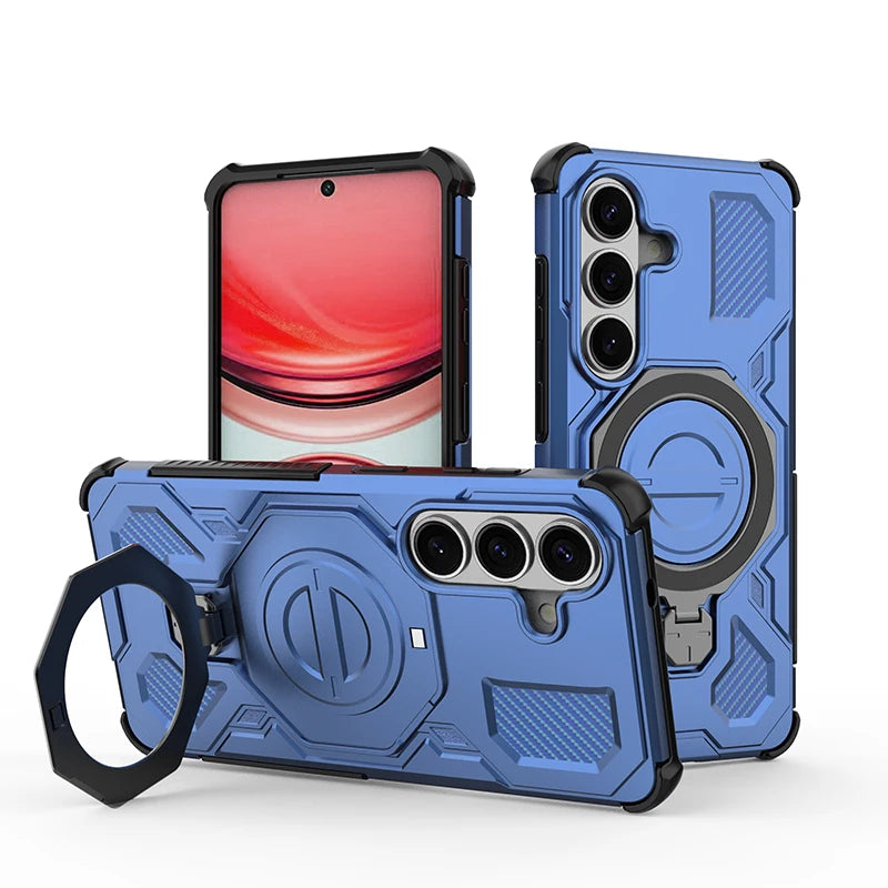 Mobilcover til Samsung Galaxy med Ring Holder - Robust Beskyttelse og Praktisk Design 6