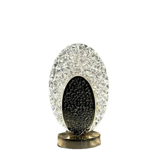 Moderne Bordlampe Uden Ledning i Peacock Design med Justerbar Lysstyrke 2