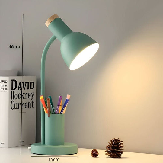 Moderne Bordlampe med Penneholder og Justerbart Lys til Skrivebord 7
