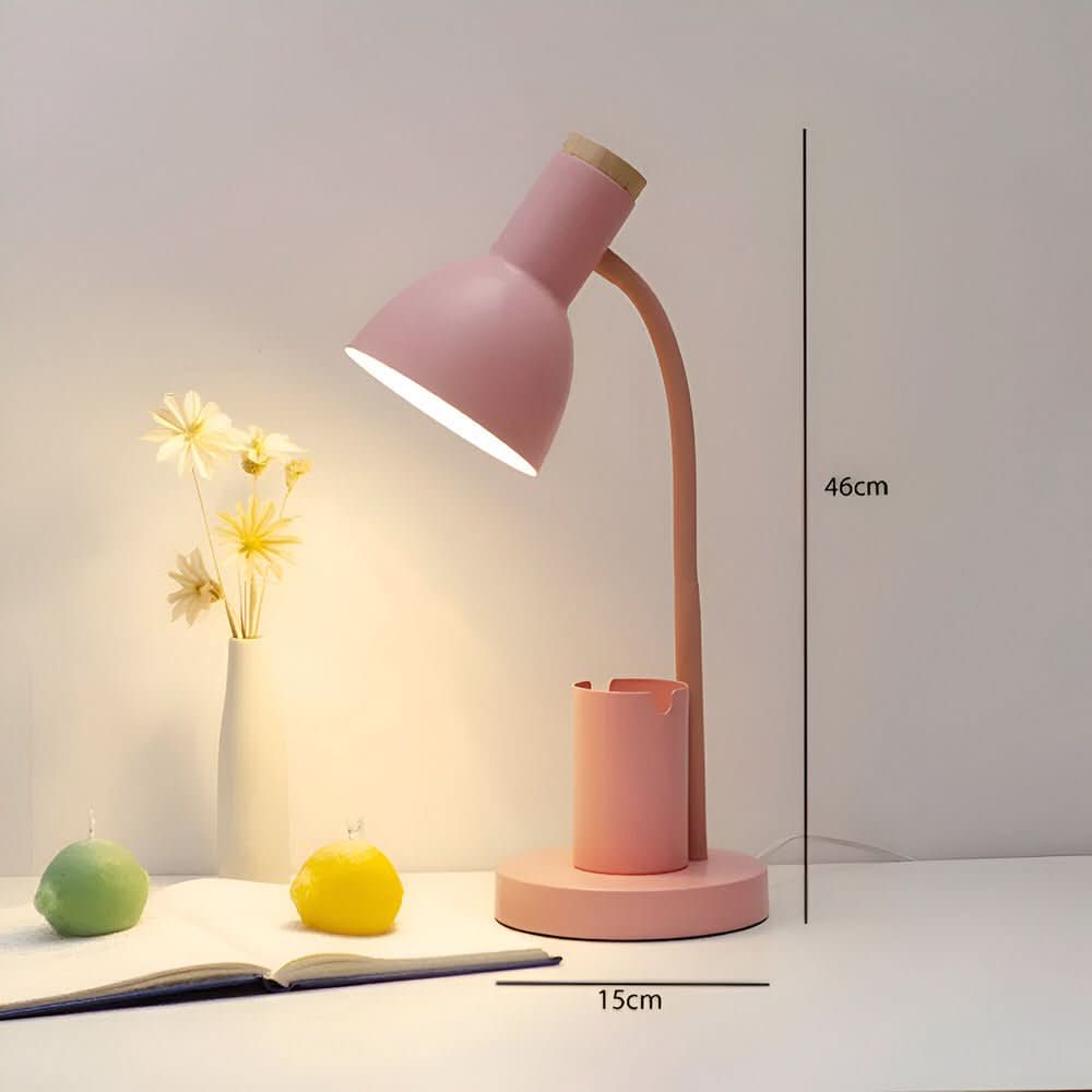 Moderne Bordlampe med Penneholder og Justerbart Lys til Skrivebord 8