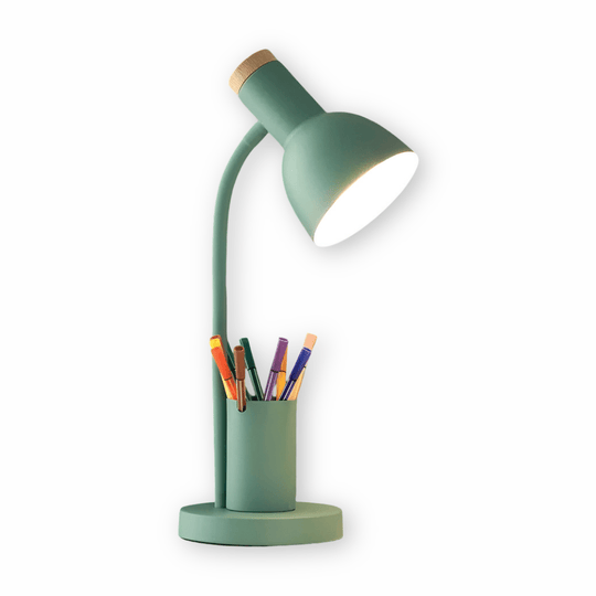 Moderne Bordlampe med Penneholder og Justerbart Lys til Skrivebord 9