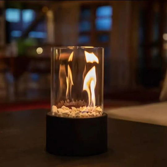 Moderne Bordpejs med Ægte Flammer 5