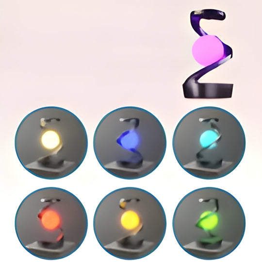 Moderne Flydende Lampe med Roterende LED-lys til Hjemmet 4