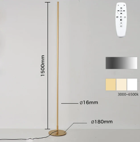 Moderne Gulvlampe Minimalistisk Design 6