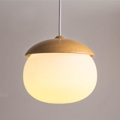 Moderne Hængende Lampe Med Træaccenter Minimalistisk Design 2
