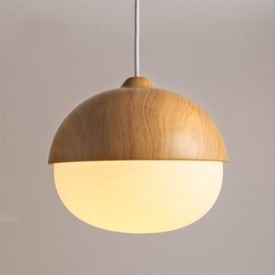 Moderne Hængende Lampe Med Træaccenter Minimalistisk Design 5
